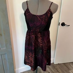 Hurley Black Neon Palm Sun Dress